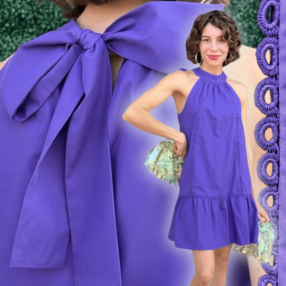 Halter Cotton Game Day Dress